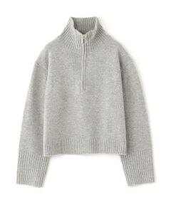 BIANCA / ビアンカ ニット・セーター | 【＠BAILA掲載】【ネック変化で着回し抜群】ジップアップニットプルオーバー