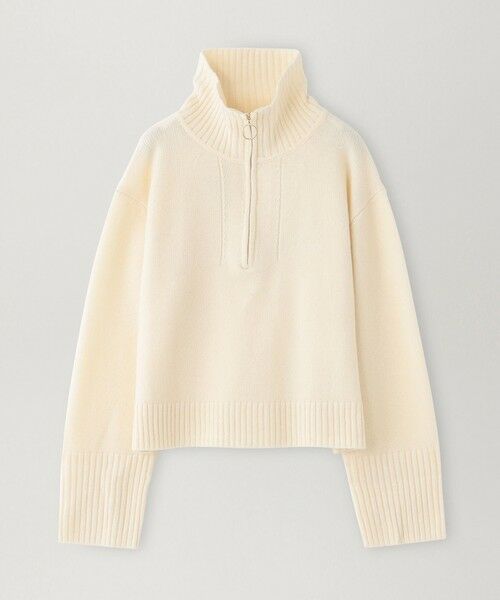 BIANCA / ビアンカ ニット・セーター | 【＠BAILA掲載】【ネック変化で着回し抜群】ジップアップニットプルオーバー | 詳細13
