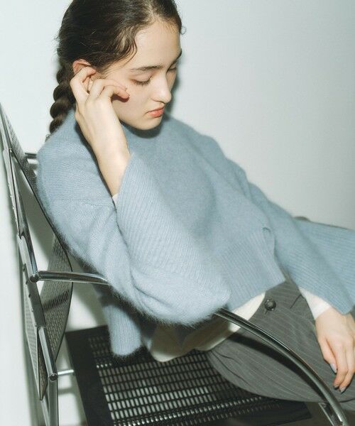 BIANCA / ビアンカ ニット・セーター | 【＠BAILA掲載】【トレンドコーデ】ヘアリーウールニットプルオーバー | 詳細2