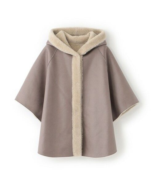 BIANCA / ビアンカ その他アウター | 【2WAYリバーシブル】ショートファーリバーシブルポンチョ | 詳細14