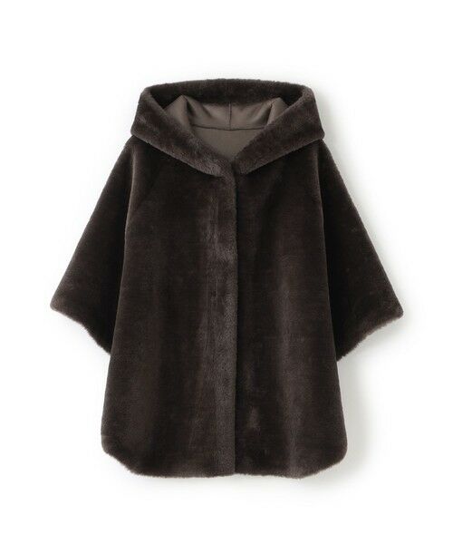 BIANCA / ビアンカ その他アウター | 【2WAYリバーシブル】ショートファーリバーシブルポンチョ | 詳細18