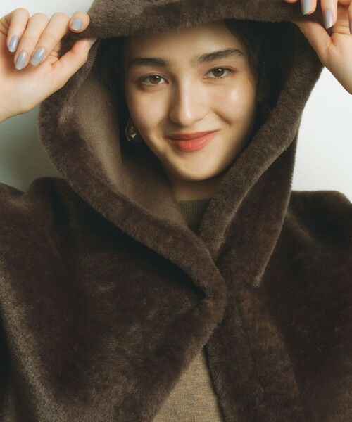 BIANCA / ビアンカ その他アウター | 【2WAYリバーシブル】ショートファーリバーシブルポンチョ | 詳細5