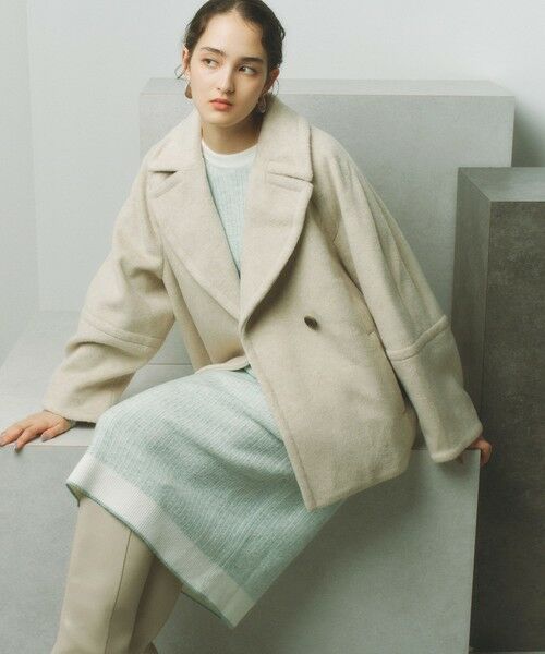 BIANCA / ビアンカ その他アウター | 【ON/OFF着回し】圧縮ニットシャギーコート | 詳細1