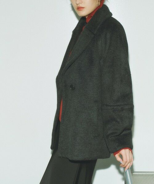 BIANCA / ビアンカ その他アウター | 【ON/OFF着回し】圧縮ニットシャギーコート | 詳細4