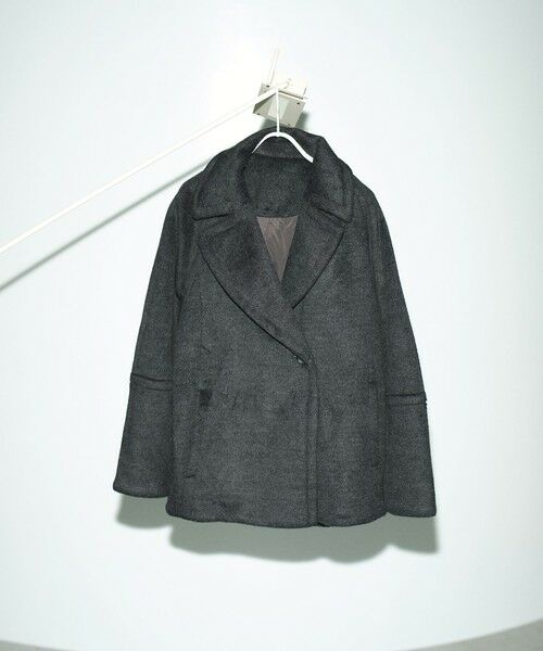 BIANCA / ビアンカ その他アウター | 【ON/OFF着回し】圧縮ニットシャギーコート | 詳細7