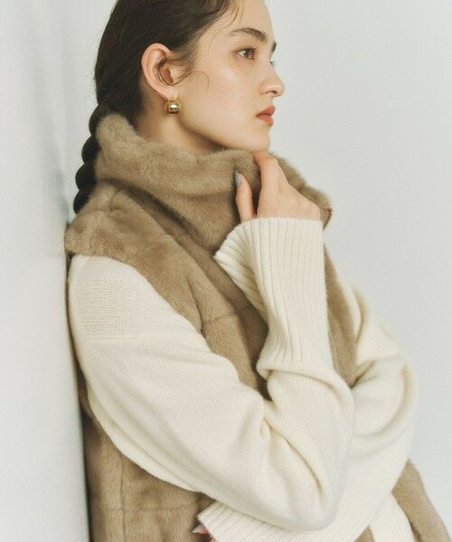 BIANCA / ビアンカ その他アウター | 【着回し力抜群】中わた入りボーダーキルトファージレ | 詳細1