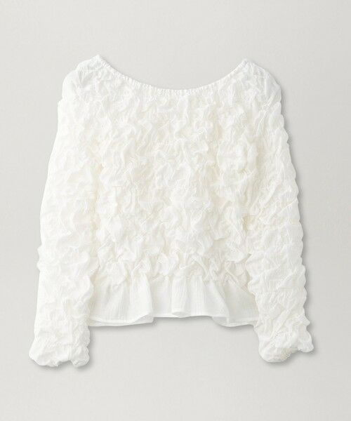 BIANCA / ビアンカ シャツ・ブラウス | 【1枚で着映え】スクエアシャーリングブラウス | 詳細1