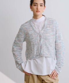 BIANCA / ビアンカ ニット・セーター | 【着映えリュクス】ツイーディーニットカーディガン