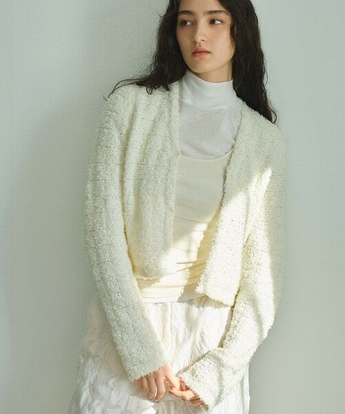 BIANCA / ビアンカ ニット・セーター | 【着映えリュクス】ツイーディーニットカーディガン | 詳細1