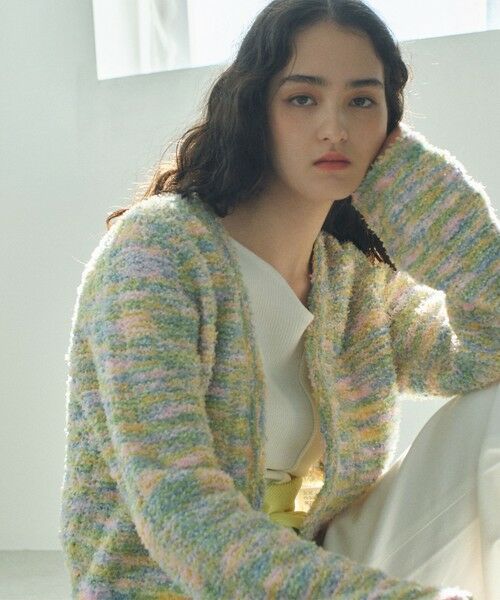 BIANCA / ビアンカ ニット・セーター | 【着映えリュクス】ツイーディーニットカーディガン | 詳細5