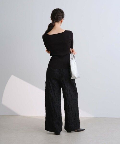 BIANCA / ビアンカ ニット・セーター | 【オールシーズン活躍】アシンメトリー変形Ｖネックプルオーバー | 詳細12