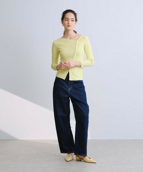 BIANCA / ビアンカ ニット・セーター | 【オールシーズン活躍】アシンメトリー変形Ｖネックプルオーバー | 詳細13