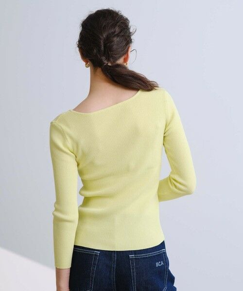 BIANCA / ビアンカ ニット・セーター | 【オールシーズン活躍】アシンメトリー変形Ｖネックプルオーバー | 詳細7