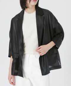 BIANCA / ビアンカ その他アウター | 【ON/OFF着回し】シアードルマンライトジャケット