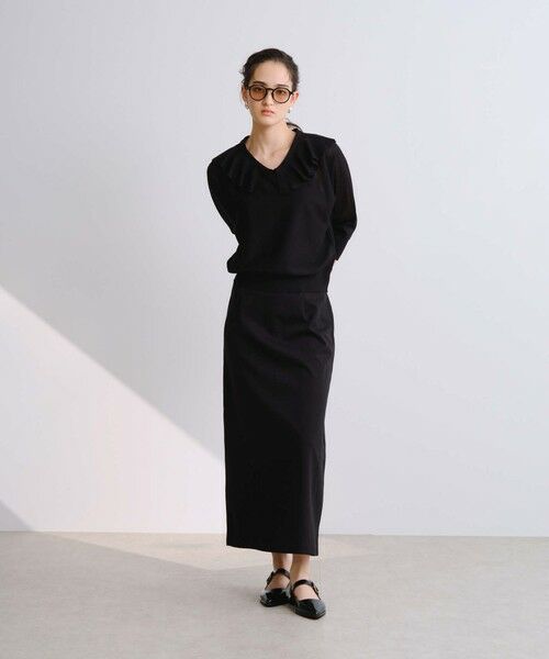 BIANCA / ビアンカ ニット・セーター | 【着映え2WAY】ラッフルカラープルオーバー | 詳細9