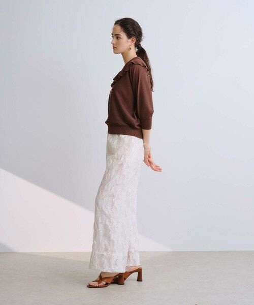 BIANCA / ビアンカ ニット・セーター | 【着映え2WAY】ラッフルカラープルオーバー | 詳細14