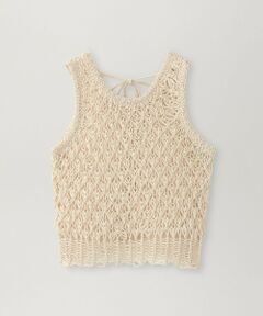 【レイヤードに活躍】ストローヤーンローゲージベスト