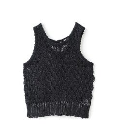 BIANCA / ビアンカ ニット・セーター | 【レイヤードに活躍】ストローヤーンローゲージベスト