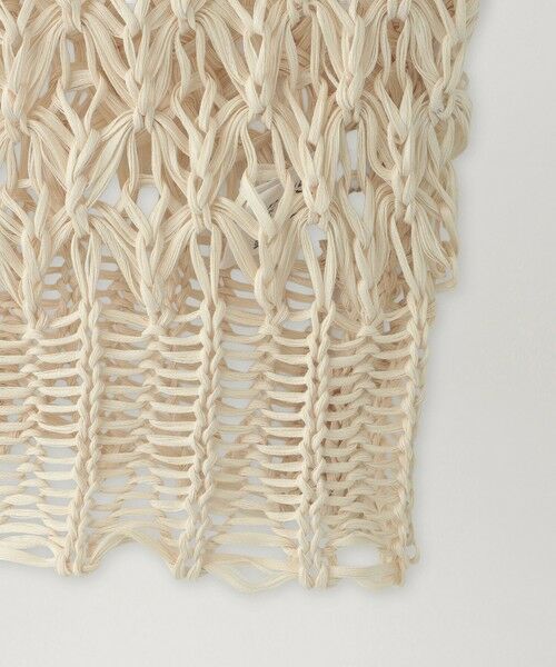 BIANCA / ビアンカ ニット・セーター | 【レイヤードに活躍】ストローヤーンローゲージベスト | 詳細4