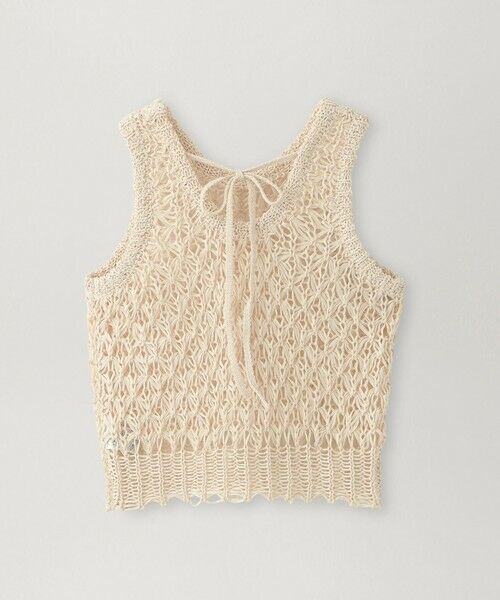 BIANCA / ビアンカ ニット・セーター | 【レイヤードに活躍】ストローヤーンローゲージベスト | 詳細1