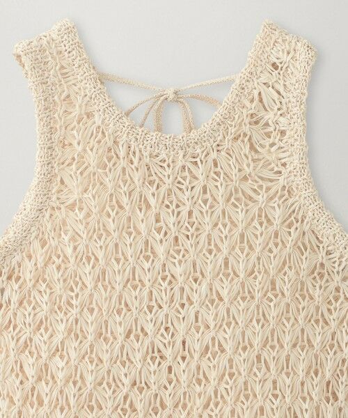 BIANCA / ビアンカ ニット・セーター | 【レイヤードに活躍】ストローヤーンローゲージベスト | 詳細2