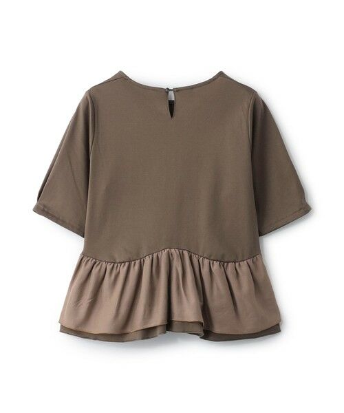 BIANCA / ビアンカ カットソー | 【セットアップ】スムースジャージフリルコンビカットソー | 詳細15