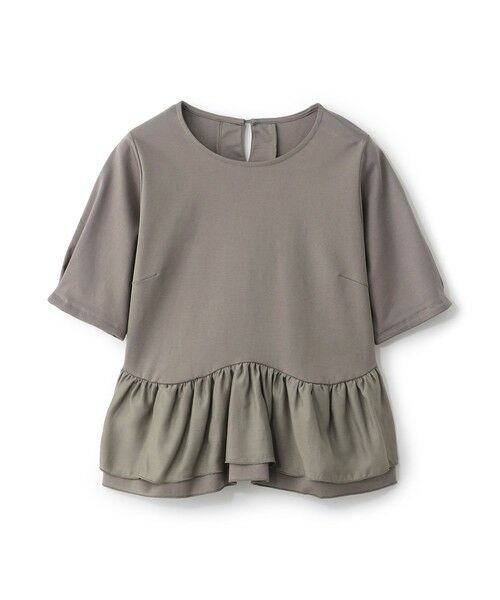 BIANCA / ビアンカ カットソー | 【セットアップ】スムースジャージフリルコンビカットソー | 詳細21