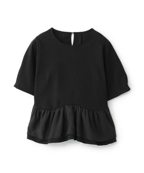 BIANCA / ビアンカ カットソー | 【セットアップ】スムースジャージフリルコンビカットソー | 詳細22