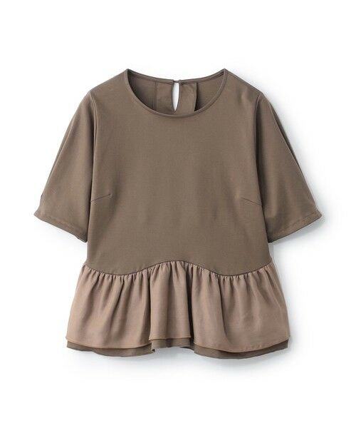 BIANCA / ビアンカ カットソー | 【セットアップ】スムースジャージフリルコンビカットソー | 詳細23