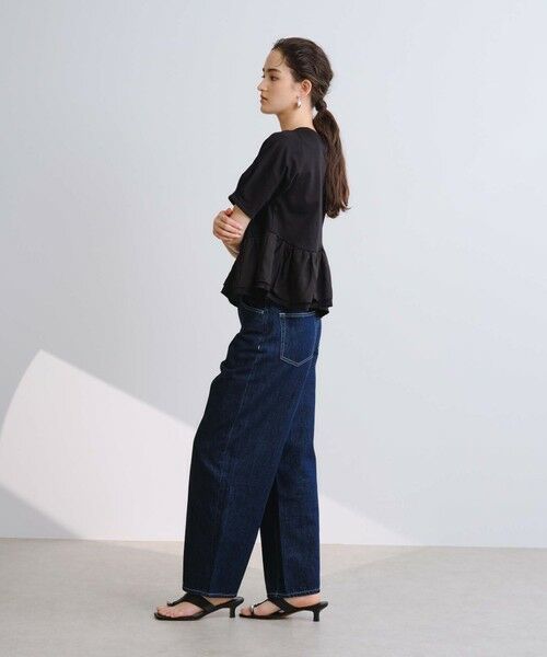 BIANCA / ビアンカ カットソー | 【セットアップ】スムースジャージフリルコンビカットソー | 詳細8