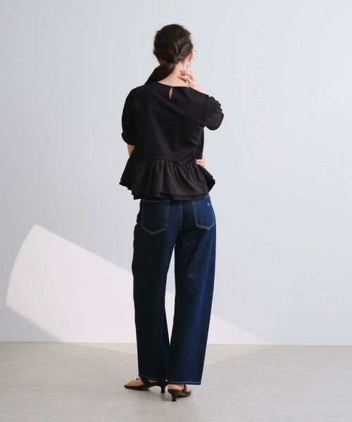 BIANCA / ビアンカ カットソー | 【セットアップ】スムースジャージフリルコンビカットソー | 詳細9
