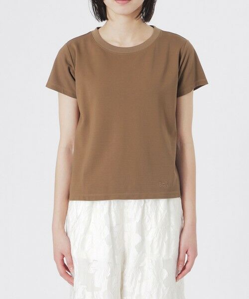 BIANCA / ビアンカ カットソー | 【接触冷感･UV対策】ベーシックロゴ刺しゅうTシャツ | 詳細4