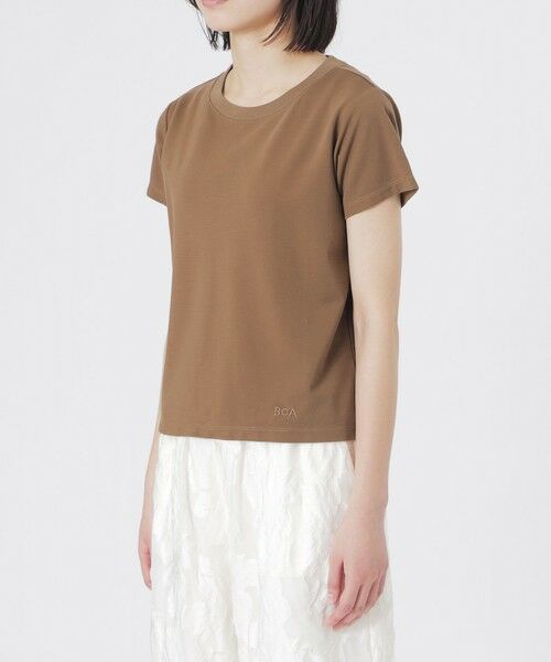 BIANCA / ビアンカ カットソー | 【接触冷感･UV対策】ベーシックロゴ刺しゅうTシャツ | 詳細5