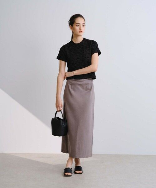 BIANCA / ビアンカ ロング・マキシ丈スカート | 【セットアップ】スムースジャージロングタイトスカート | 詳細15