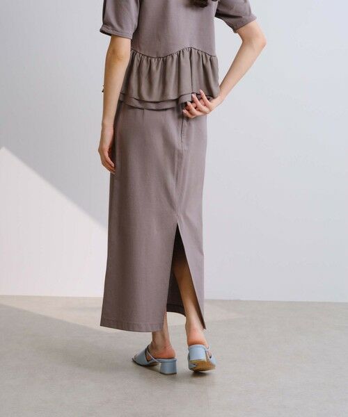 BIANCA / ビアンカ ロング・マキシ丈スカート | 【セットアップ】スムースジャージロングタイトスカート | 詳細2