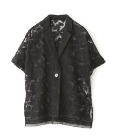 BIANCA / ビアンカ その他アウター | 【着映え効果抜群】クロス刺しゅうレースジャケット