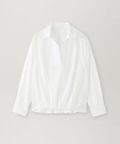 BIANCA / ビアンカ シャツ・ブラウス | 【マルチシーン】ハイカウントブロード スキッパーシャツ