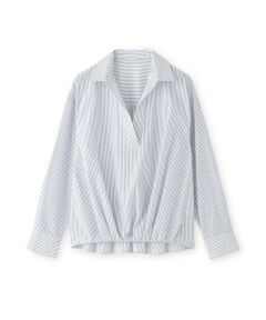 BIANCA / ビアンカ シャツ・ブラウス | 【マルチシーン】ハイカウントブロード スキッパーシャツ