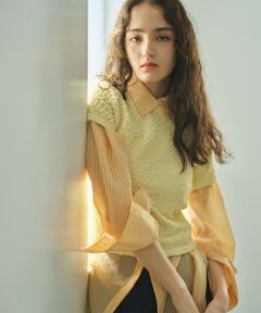 BIANCA / ビアンカ カットソー | 【1枚で着映え】ふくれジャカードカットソー