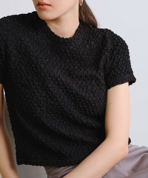 BIANCA / ビアンカ カットソー | 【1枚で着映え】ふくれジャカードカットソー | 詳細5