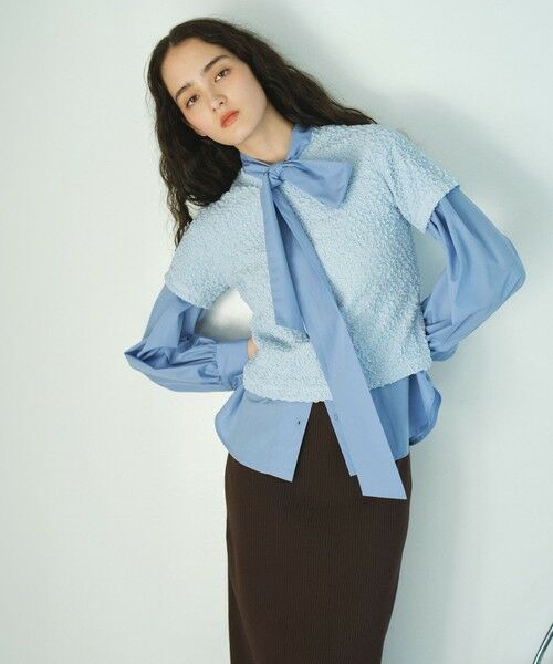 BIANCA / ビアンカ カットソー | 【1枚で着映え】ふくれジャカードカットソー | 詳細9