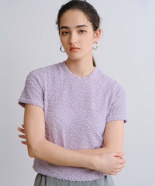 BIANCA / ビアンカ カットソー | 【1枚で着映え】ふくれジャカードカットソー | 詳細11