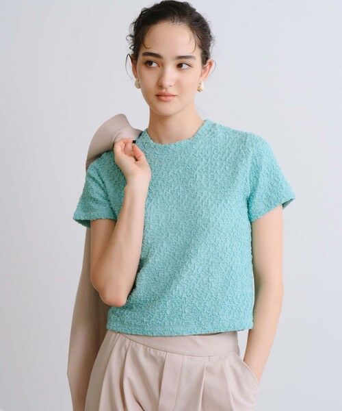 BIANCA / ビアンカ カットソー | 【1枚で着映え】ふくれジャカードカットソー | 詳細17