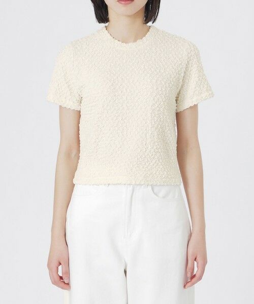 BIANCA / ビアンカ カットソー | 【1枚で着映え】ふくれジャカードカットソー | 詳細24