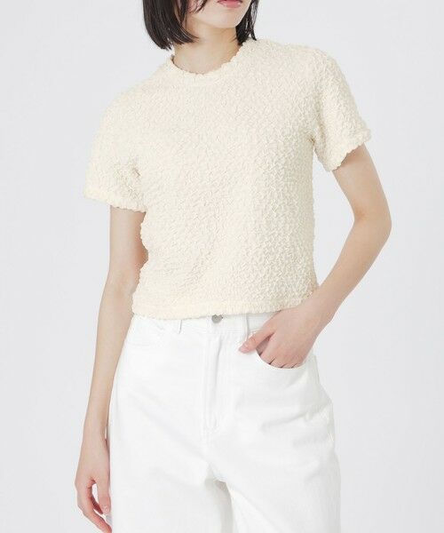 BIANCA / ビアンカ カットソー | 【1枚で着映え】ふくれジャカードカットソー | 詳細28