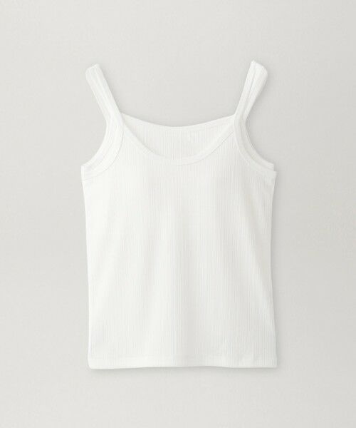 BIANCA / ビアンカ カットソー | 【インナーにおすすめ】カップ付きキャミソール（ホワイト1）