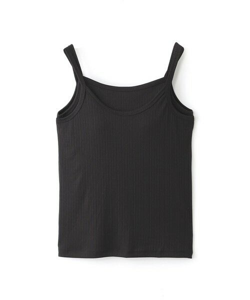 BIANCA / ビアンカ カットソー | 【インナーにおすすめ】カップ付きキャミソール（ブラック1）