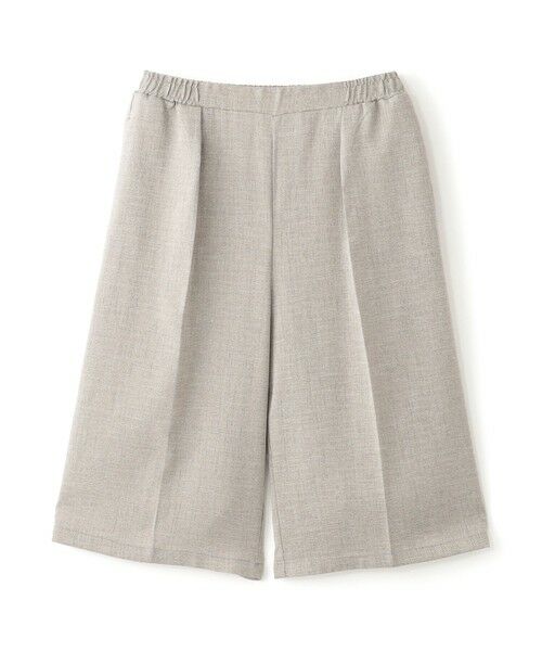 BIANCA / ビアンカ その他パンツ | 【大人カジュアル】リネンライクシャーク ハーフパンツ(ブラウン3)