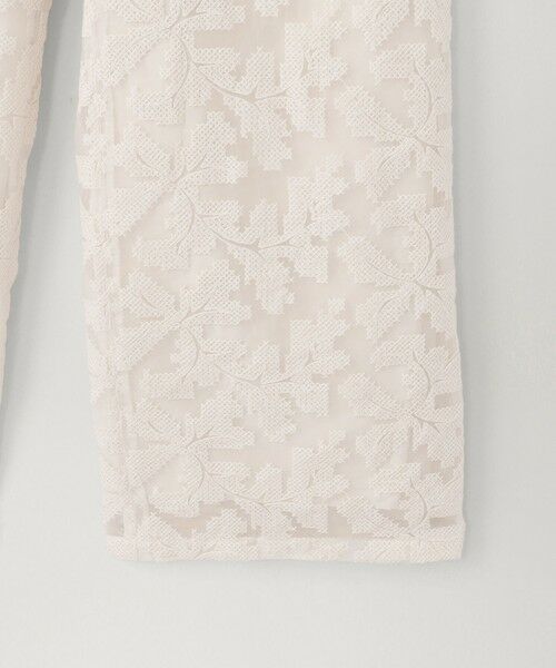 BIANCA / ビアンカ その他パンツ | 【着映え効果】クロス刺しゅうレースパンツ | 詳細4