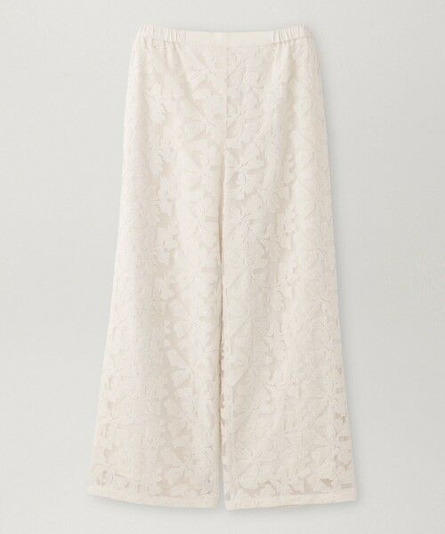 BIANCA / ビアンカ その他パンツ | 【着映え効果】クロス刺しゅうレースパンツ（オフホワイト1）